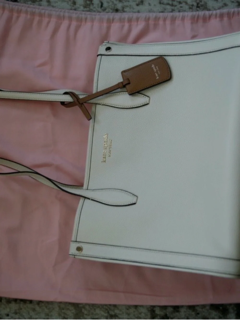 kate spade structured white